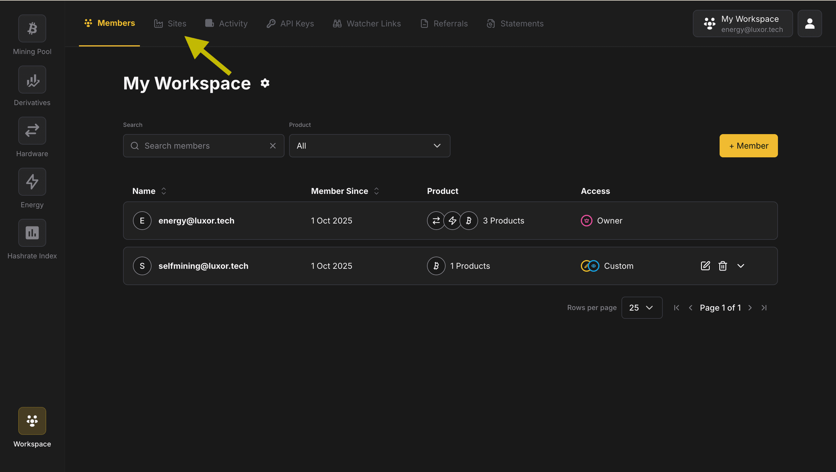 Energy Sites Setup 2