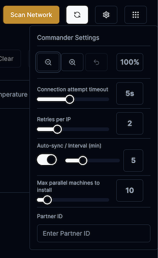 LuxOS Partner ID location